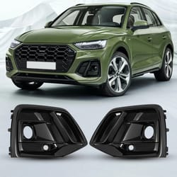 audi q5 fog lamp cover pair front bumper grille trim for sportback