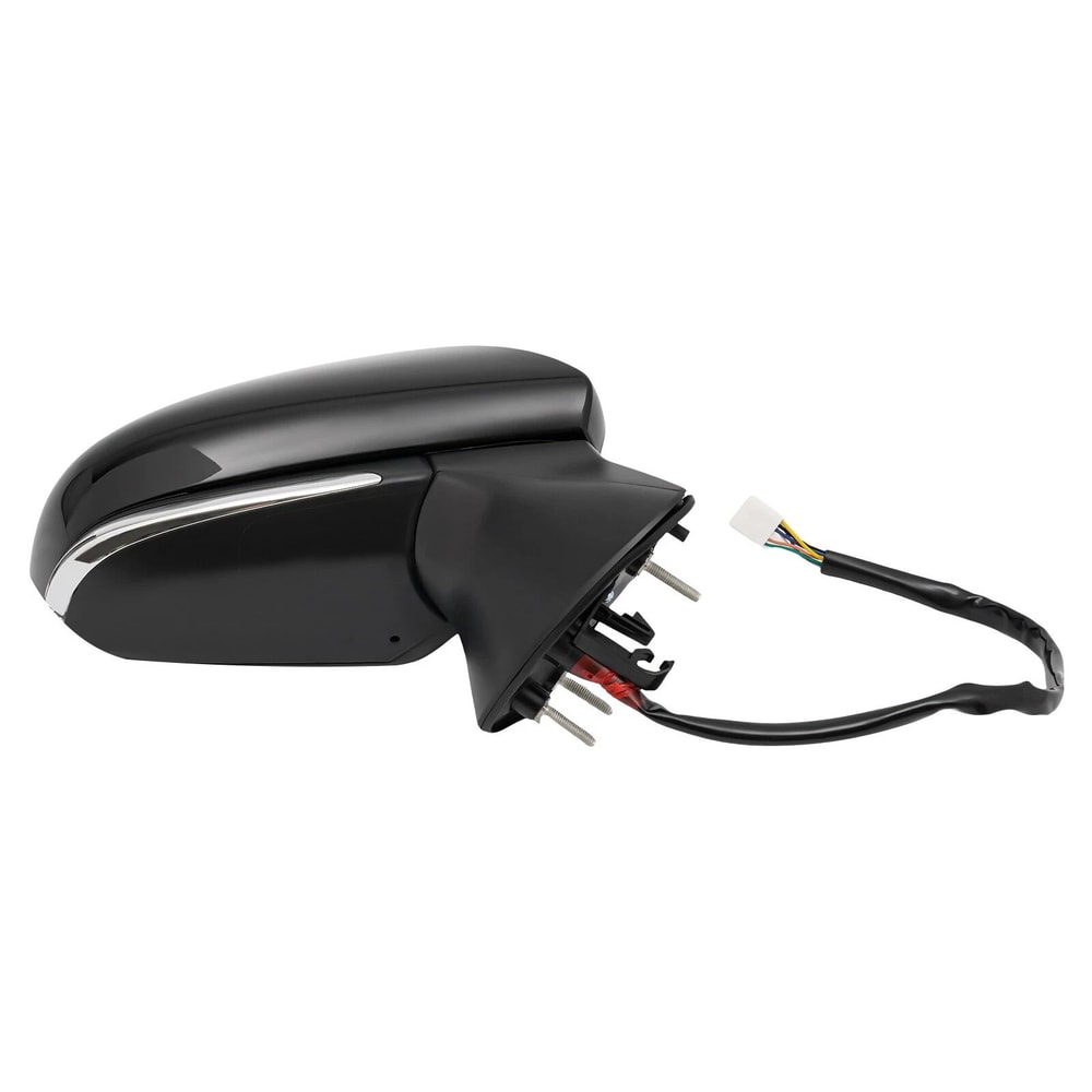 Toyota Camry Passenger Side Mirror Assembly Black Power Heated BSM 3