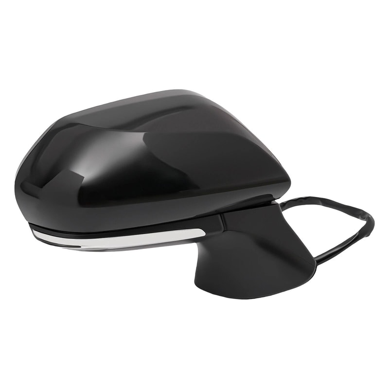 Toyota Camry Passenger Side Mirror Assembly Black Power Heated BSM 9