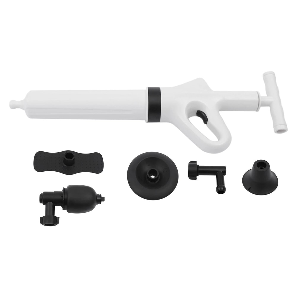 High Pressure Toilet Plunger Air Drain Blaster Clog Remover For Sink And Floor Drains 10