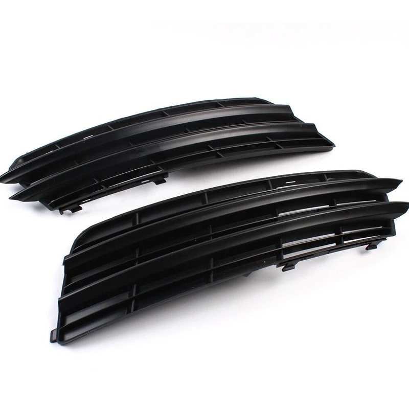 Audi A7 Front Bumper Fog Light Grille Cover Trim Pair 1