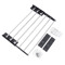 Wall Mounted Drying Rack Foldable Clothes Dryer Hanger For Space Saving Laundry Storage 2