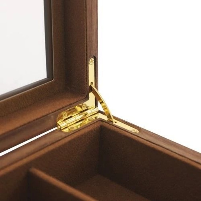 Walnut Knife Display Case And Knife Storage Box For Collectible Knives 1