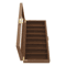 Walnut Knife Display Case And Knife Storage Box For Collectible Knives 4