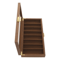 Walnut Knife Display Case And Knife Storage Box For Collectible Knives 4