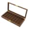 Walnut Knife Display Case And Knife Storage Box For Collectible Knives 6