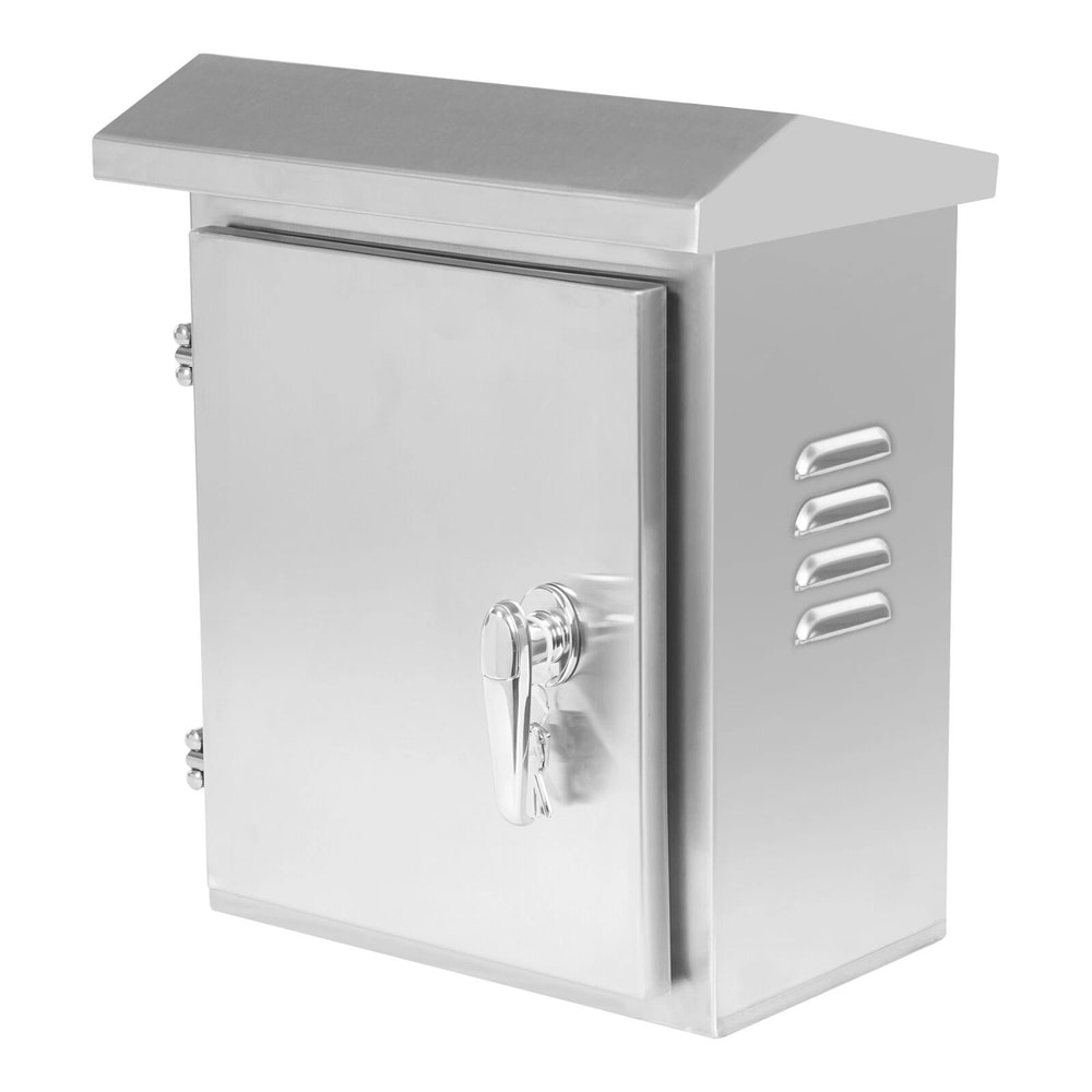 Stainless Steel Wall Mount Electrical Junction Box IPX4 Weather Resistant Enclosure 14