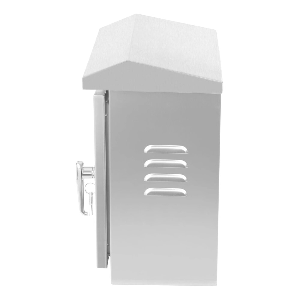Stainless Steel Wall Mount Electrical Junction Box IPX4 Weather Resistant Enclosure 7