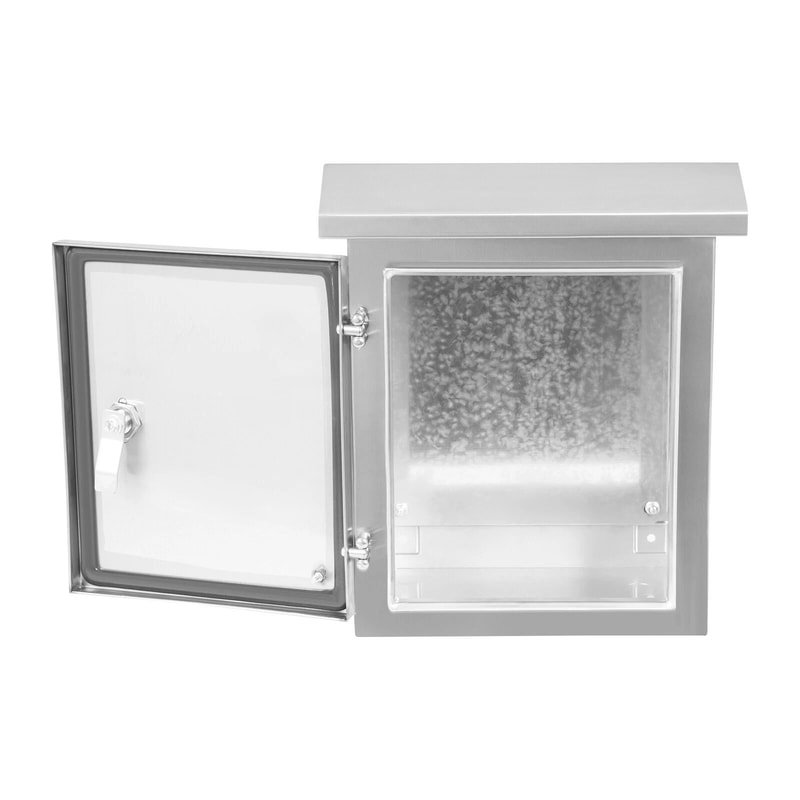 Stainless Steel Wall Mount Electrical Junction Box IPX4 Weather Resistant Enclosure 9