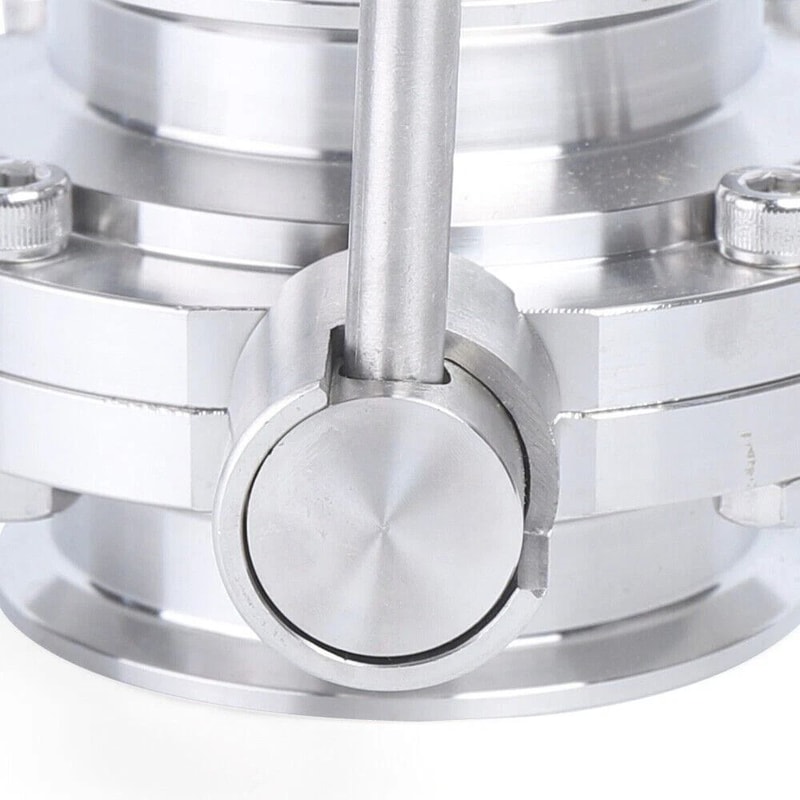 Tri Clamp Stainless Steel Sanitary Butterfly Valve For Food Beverage And Dairy Lines 2