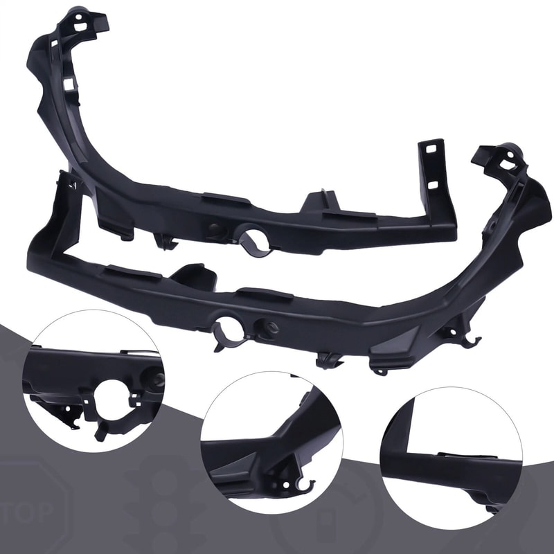 BMW Headlight Support Bracket Pair Left Right 7