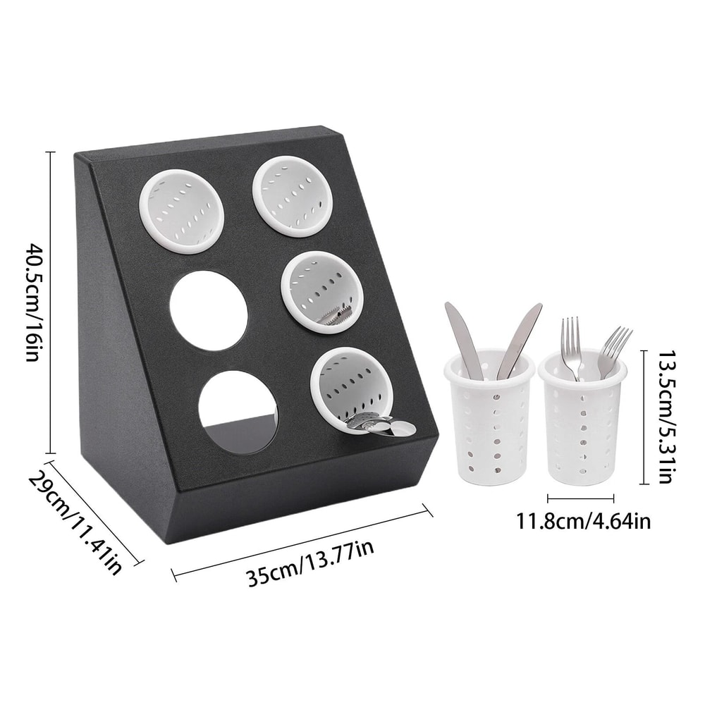 Countertop Kitchen Cutlery Holder And Utensil Storage Rack 8