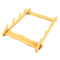 4 Tier Wall Mount Wooden Gun Rack Natural Finish Rifle And Shotgun Display Shelf 9