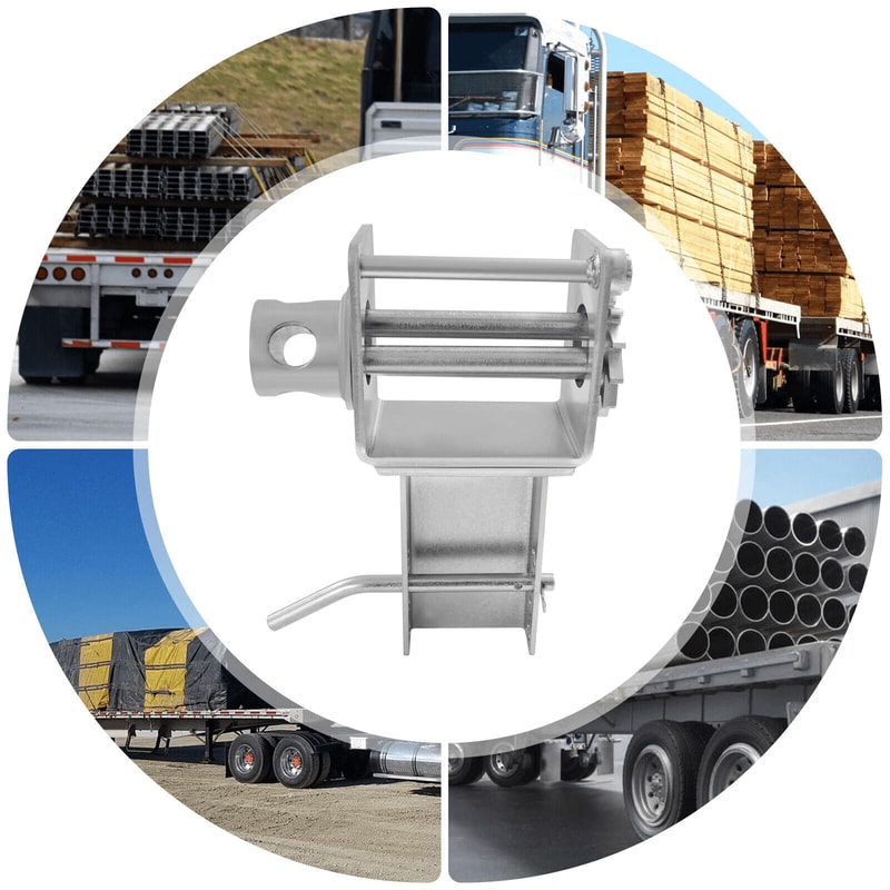 Heavy Duty Trailer Stake Pocket Winch Capacity WLL For Flatbeds 12