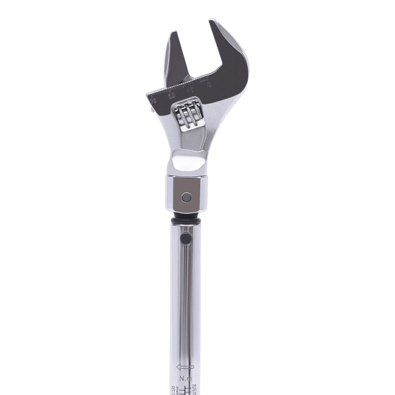 Torque Wrench Adjustable Open End Torque Clicking Wrench Interchangeable 5
