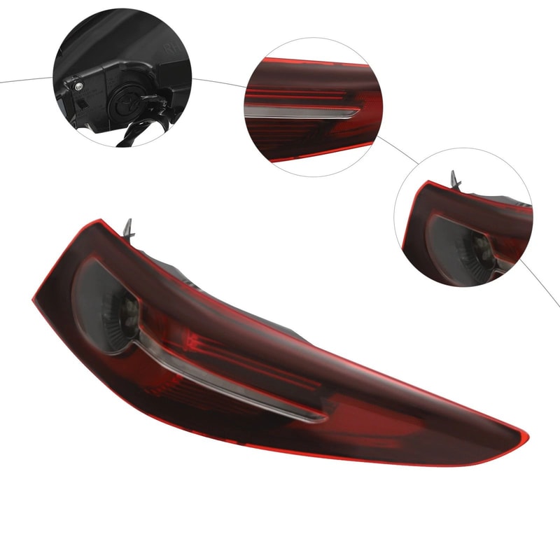 LED Right Outer Tail Light For Mazda Axela Sedan Brake Lamp 7