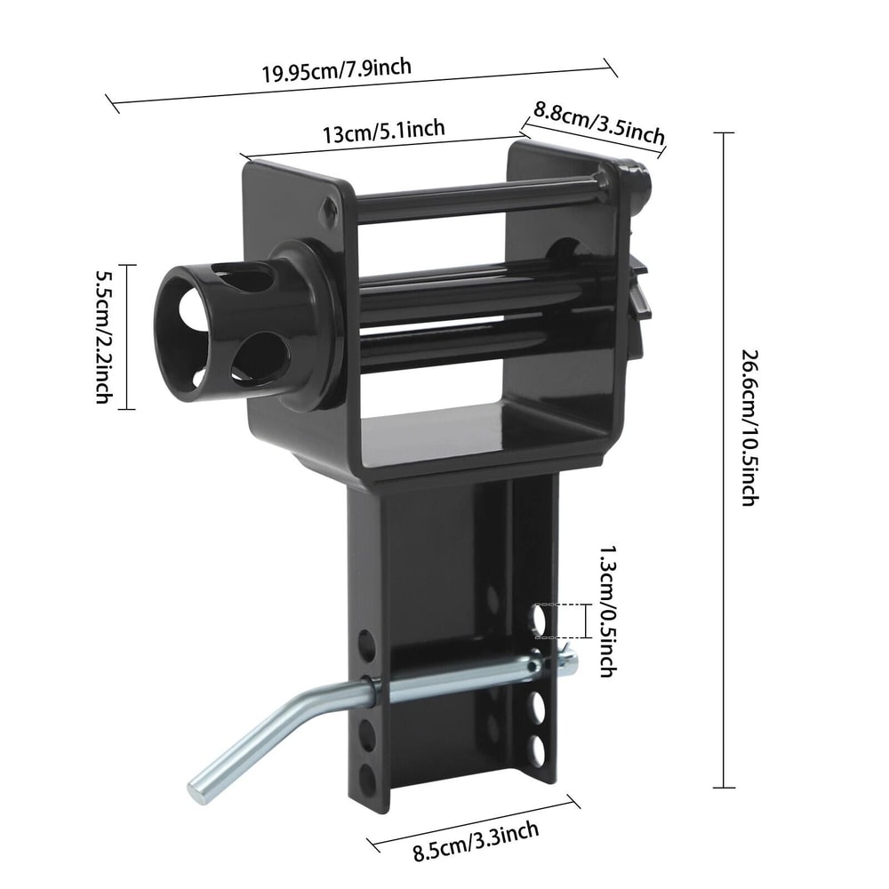 Trailer Stake Pocket Winch Tie Down For Flatbed Trucks 11