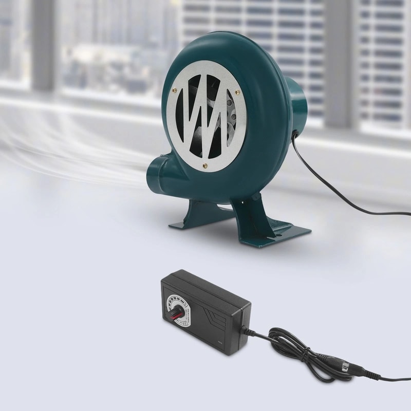 Combustion Blower Adjustable Speed Stove Blower Fan For BBQ Forge Furnace 3