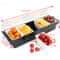 3 4 5 Compartment Fruit Caddy And Condiment Dispenser With Lid For Bar Toppings 10