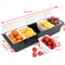 3 4 5 Compartment Fruit Caddy And Condiment Dispenser With Lid For Bar Toppings 10