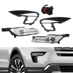ford explorer led fog light kit with clear lens bezel switch and wiring