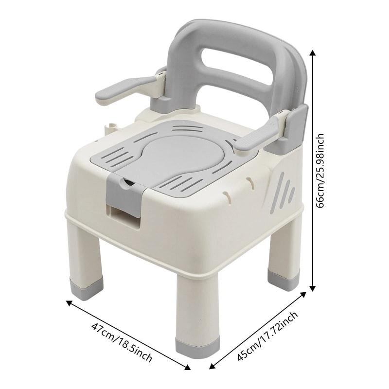 Modern Shower Chair Commode Bathroom Safety Seat 1