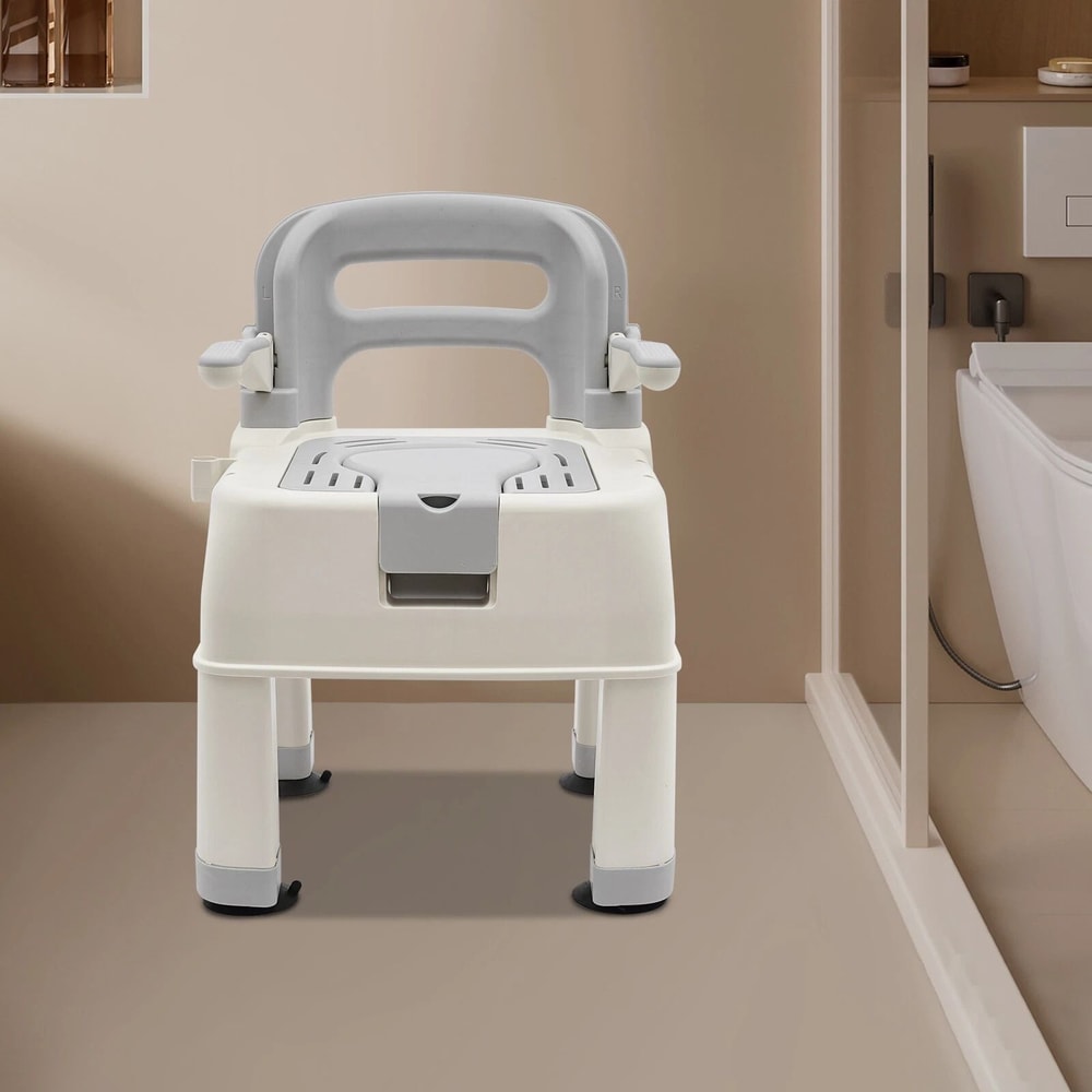 Modern Shower Chair Commode Bathroom Safety Seat 10