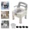 Modern Shower Chair Commode Bathroom Safety Seat 9