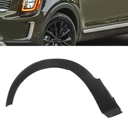 kia telluride front left fender trim driver side black molding