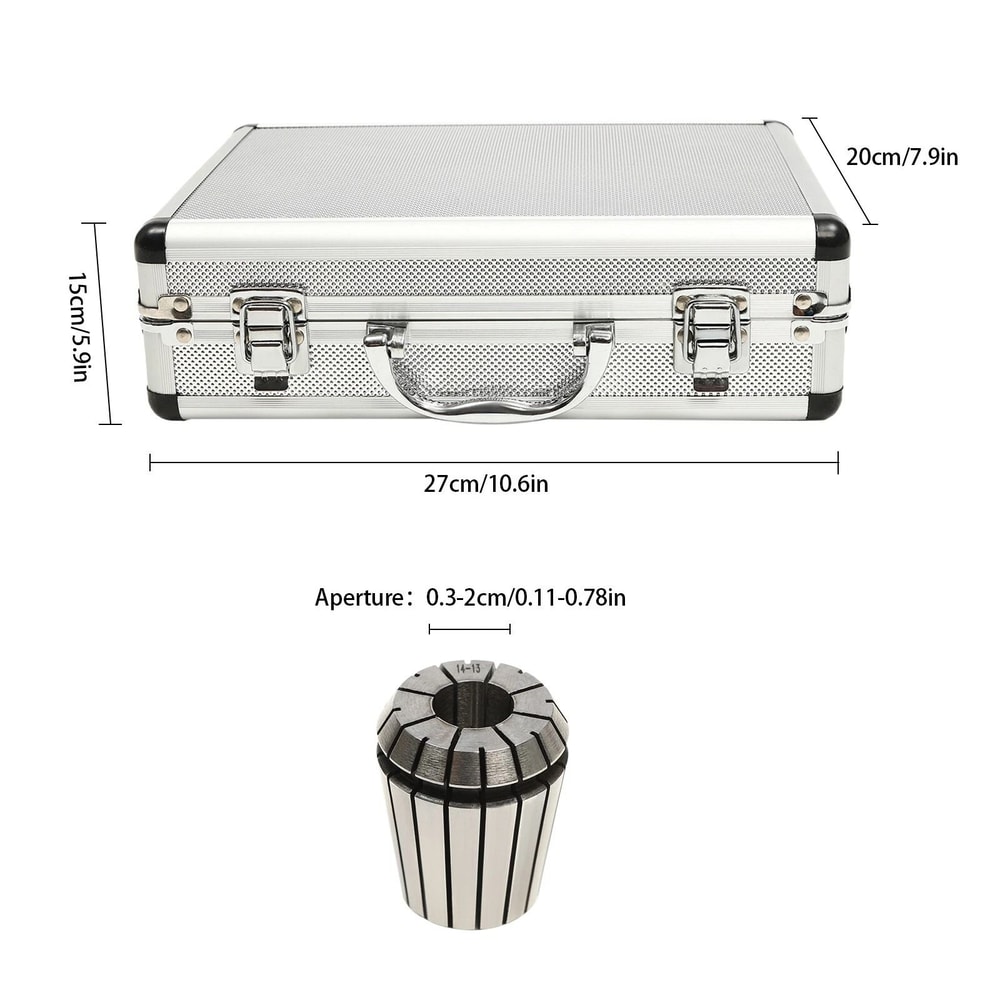 ER32 Collet Set Shank Chuck Tools With Storage Box For Milling Lathe Drilling 1