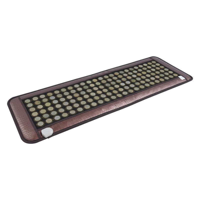 Natural Jade Tourmaline Far Infrared Heating Pad Full Body Therapy Mat 2