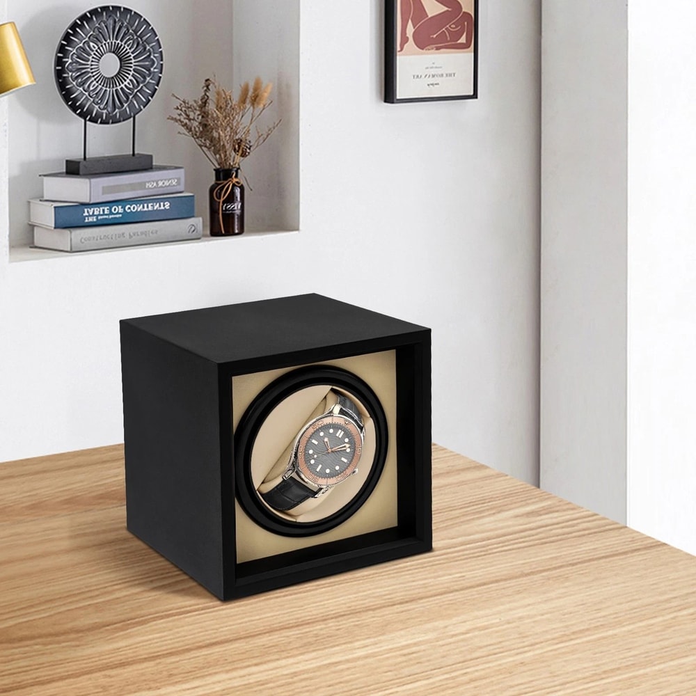 Silent Direction Automatic Watch Winder Display Box And Storage Case 3
