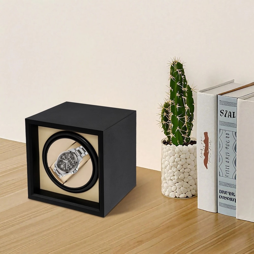 Silent Direction Automatic Watch Winder Display Box And Storage Case 4