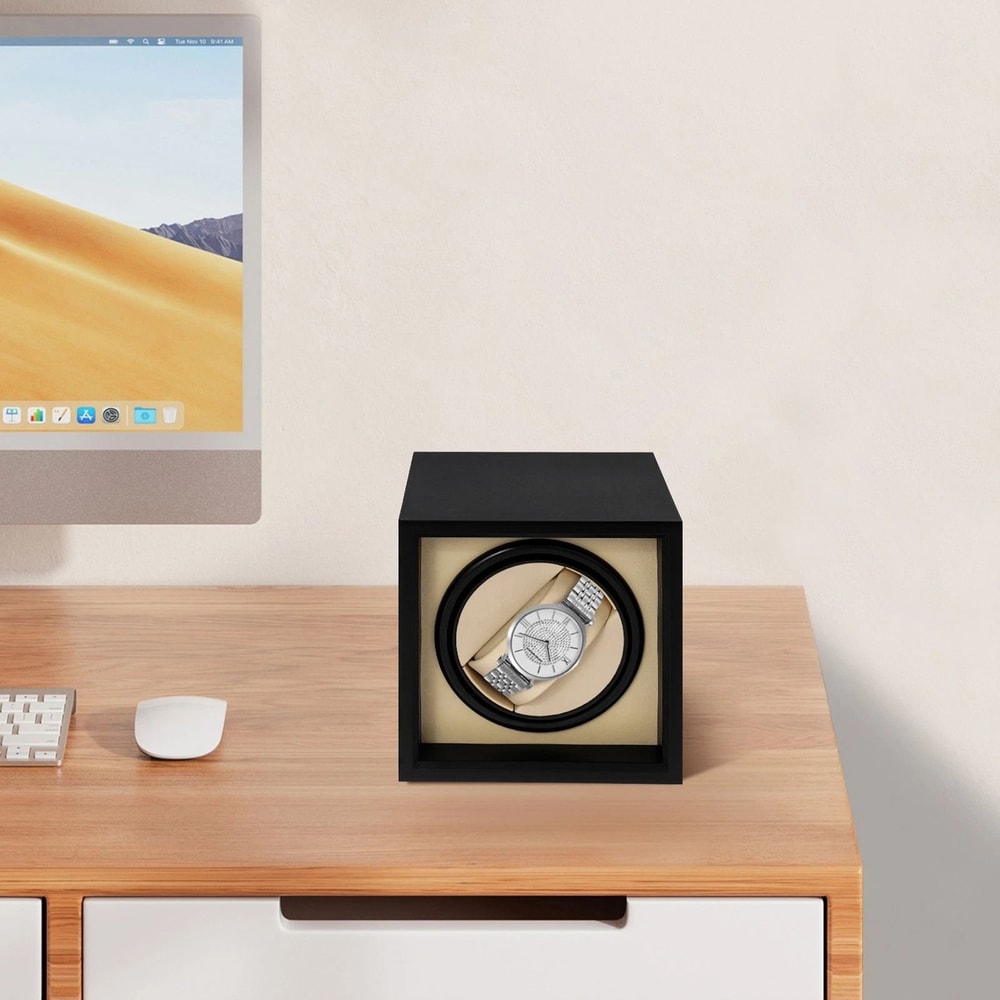 Silent Direction Automatic Watch Winder Display Box And Storage Case 15