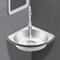 Space Saving Stainless Steel Corner Sink With Faucet For Bar RV And Small Kitchen 0