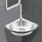 Space Saving Stainless Steel Corner Sink With Faucet For Bar RV And Small Kitchen 0