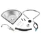 Space Saving Stainless Steel Corner Sink With Faucet For Bar RV And Small Kitchen 7