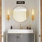 Modern Gold Wall Sconce With Glass Lampshade For Bedroom Hallway 1