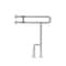 Bathroom Safety Rail Toilet Grab Bar With Handicap Handrail Support 12