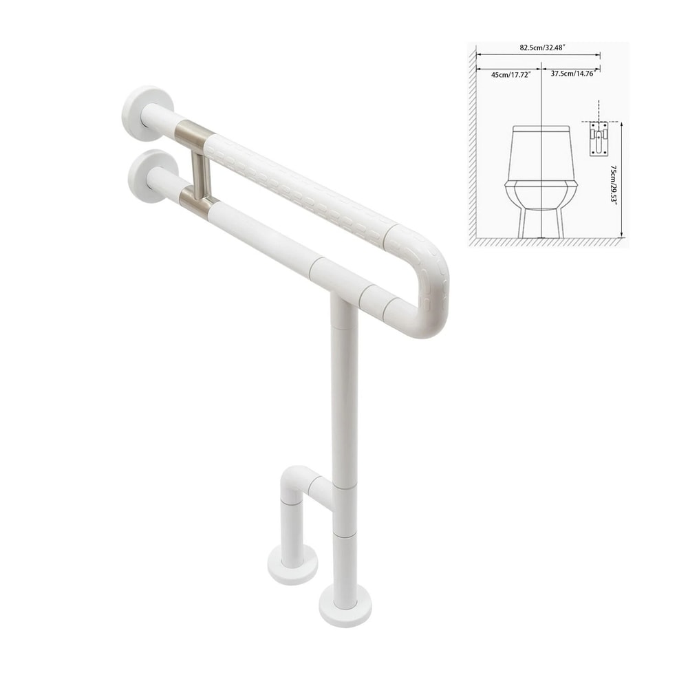Bathroom Safety Rail Toilet Grab Bar With Handicap Handrail Support 1
