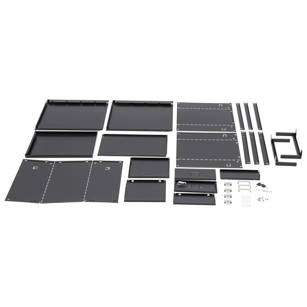 Mobile 3 Drawer File Cabinet With Lock For Home Office Storage 2