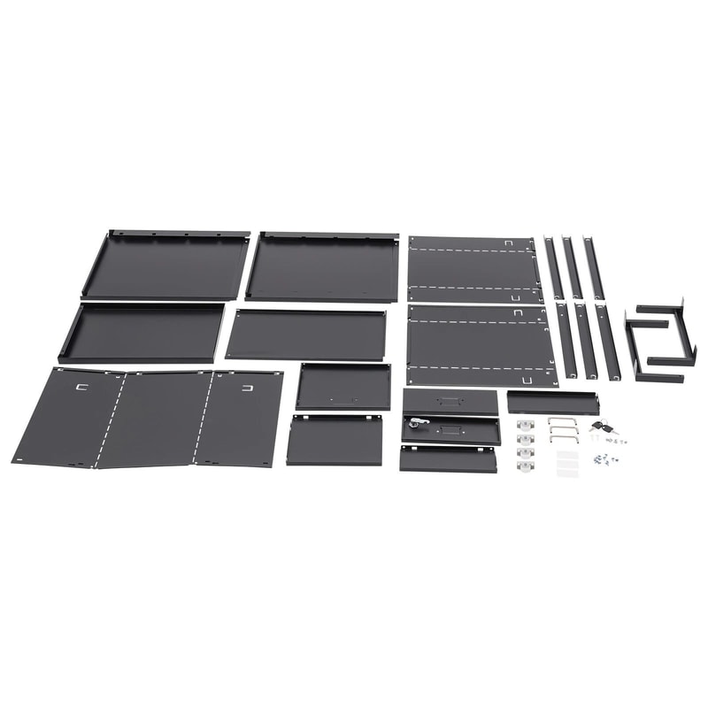 Mobile 3 Drawer File Cabinet With Lock For Home Office Storage 2