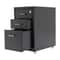 Mobile 3 Drawer File Cabinet With Lock For Home Office Storage 6