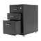 Mobile 3 Drawer File Cabinet With Lock For Home Office Storage 6