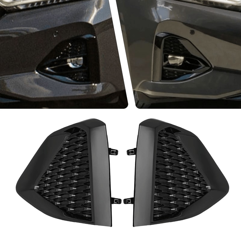 Pair LH RH Fog Light Covers For Nissan Maxima Front Bumper Trim 11
