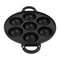7 Hole Cast Iron Breakfast Pan Non Stick Omelette Egg Pancake Maker 11