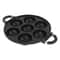 7 Hole Cast Iron Breakfast Pan Non Stick Omelette Egg Pancake Maker 14