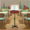 Portable 360 Adjustable Podium Stand With Laptop Holder For Teaching Presentations 3