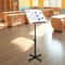 Portable 360 Adjustable Podium Stand With Laptop Holder For Teaching Presentations 8