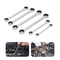 Extra Long Ratcheting Wrench Set Metric Double Box End Spanners 4